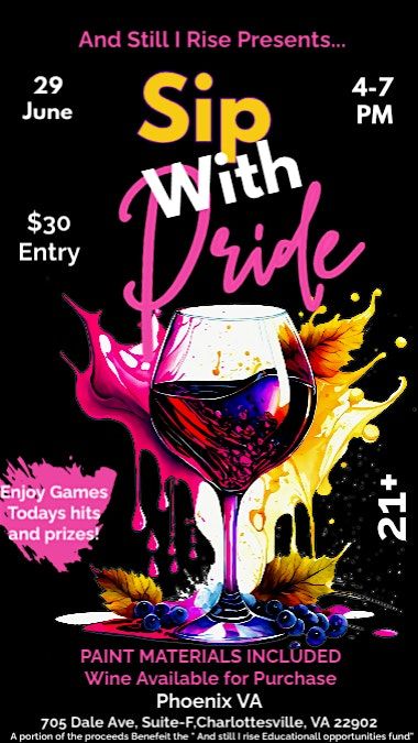 Sip with Pride, 29 June | Event in Charlottesville | AllEvents