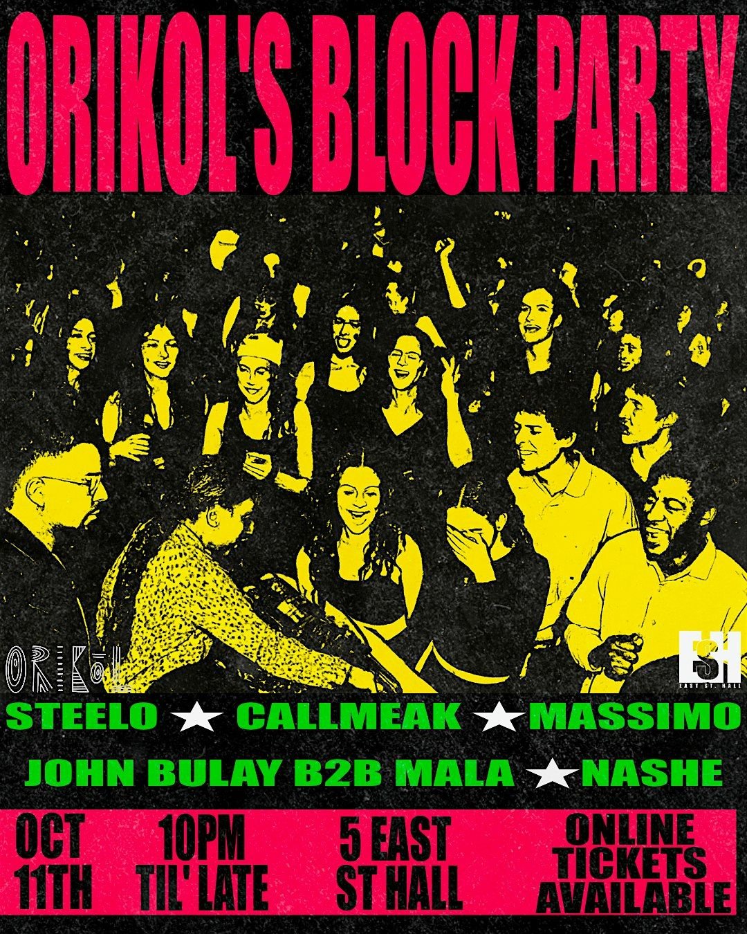ORIKOL'S BLOCK PARTY, 11 October | Event in Auckland | AllEvents