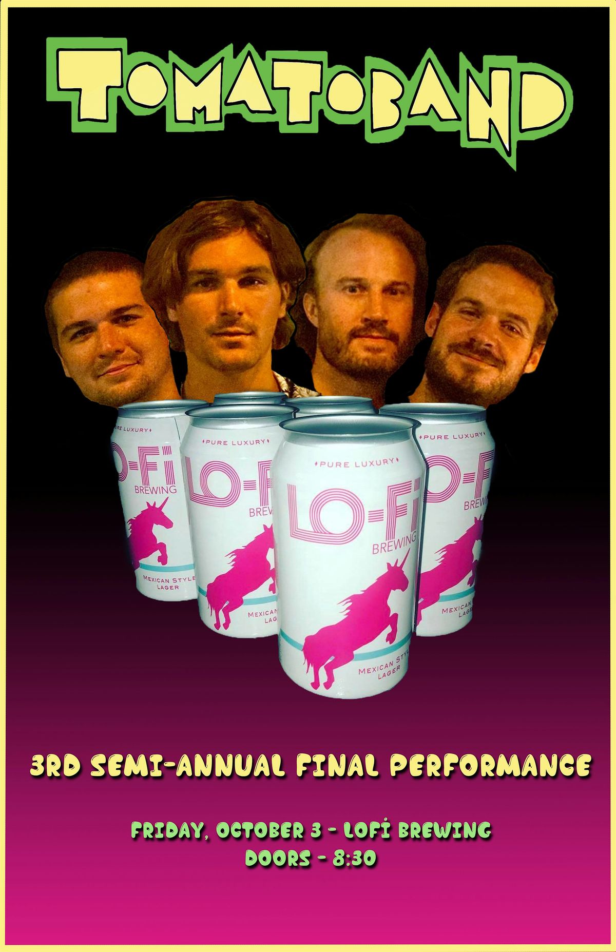 TOMATOBAND -3RD SEMI-ANNUAL FINAL PERFORMANCE, 3 October | Event in Charleston | AllEvents