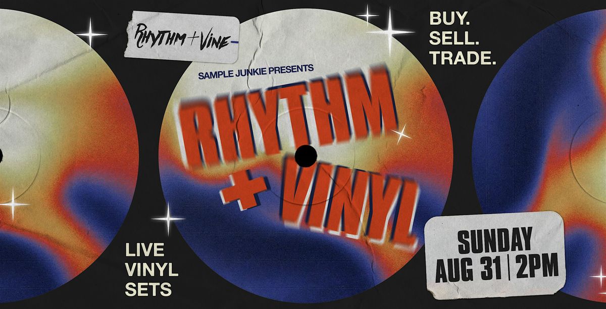 Rhythm + Vinyl Pop-Up | Rhythm & Vine, 31 August | Event in Fort Lauderdale | AllEvents