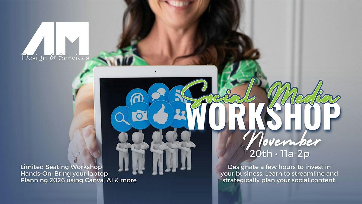 Social Media Workshop, 20 November | Event in Spring Hill | AllEvents