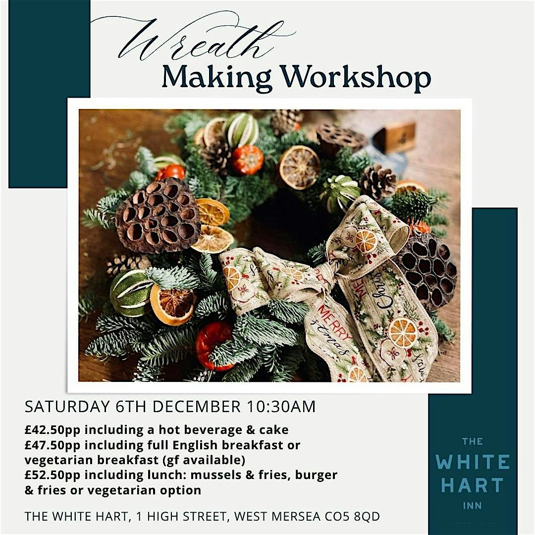 Christmas Wreath Making Workshop, 6 December | Event in West Mersea | AllEvents
