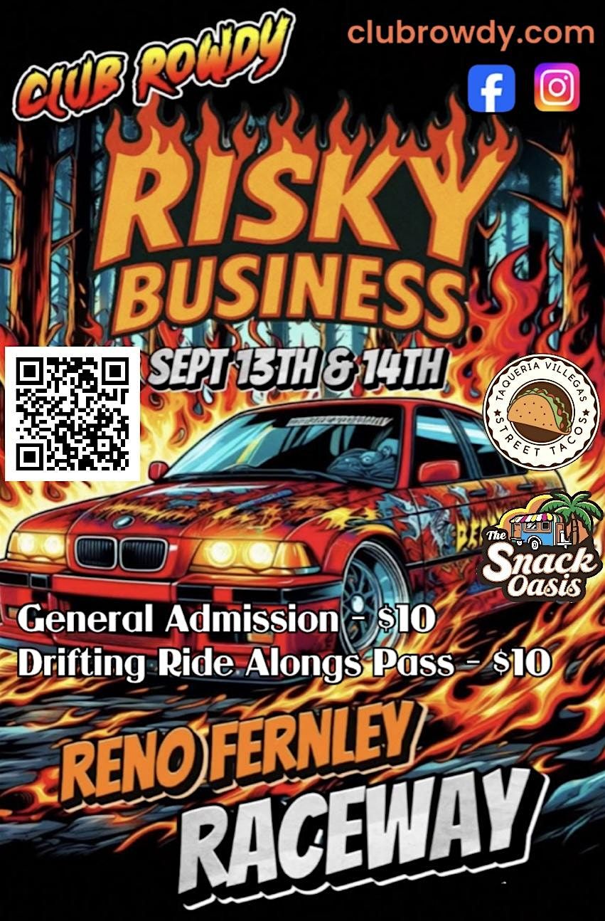 Risky Business Drift Event, 13 September | Event in Fernley | AllEvents