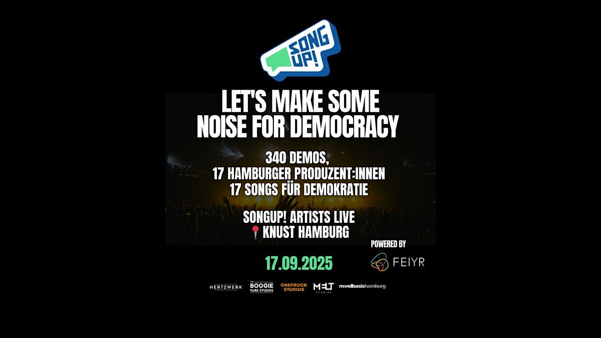 SongUp! – let’s make some noise for democracy!, 17 September | Event in Hamburg | AllEvents