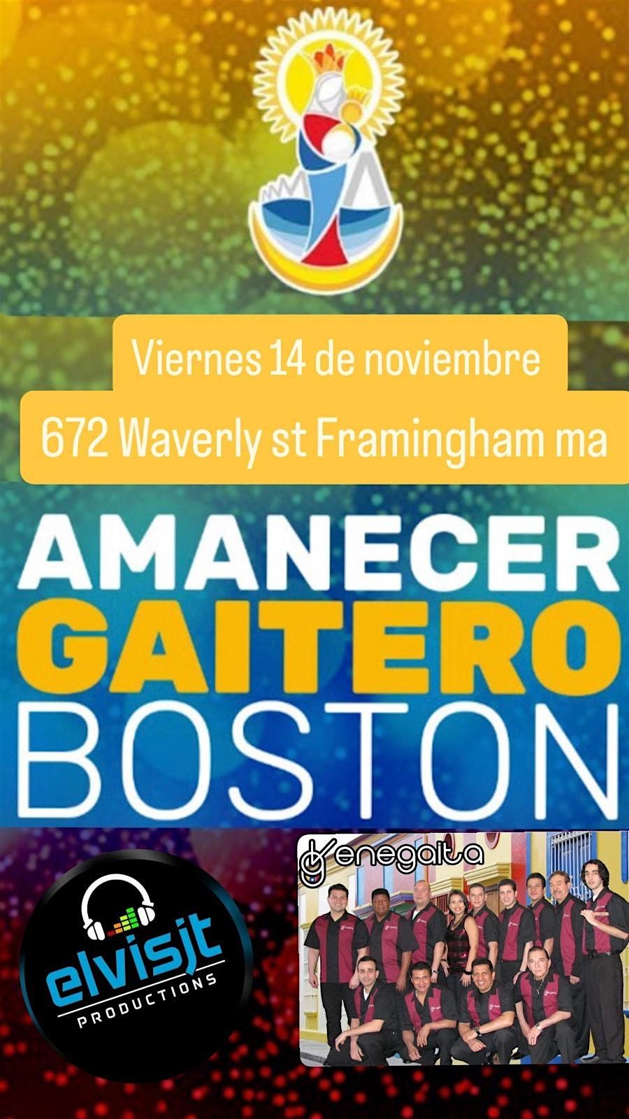 Amanecer Gaitero Boston, 14 November | Event in Framingham | AllEvents