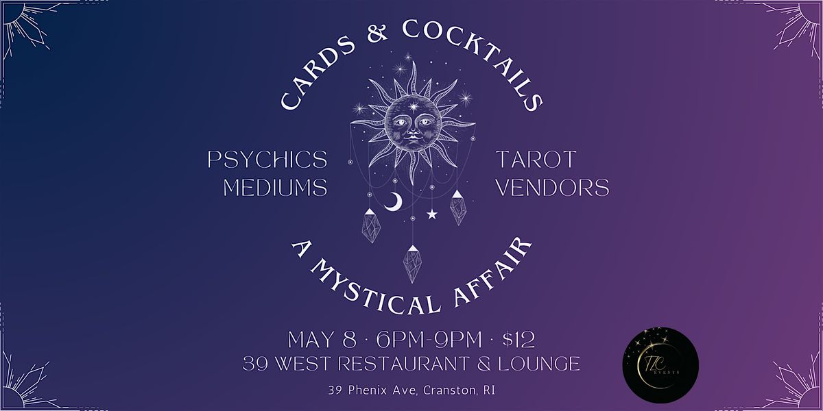 Copy of Cards and Cocktails - A Mystical Affair, 8 May | Event in Cranston | AllEvents