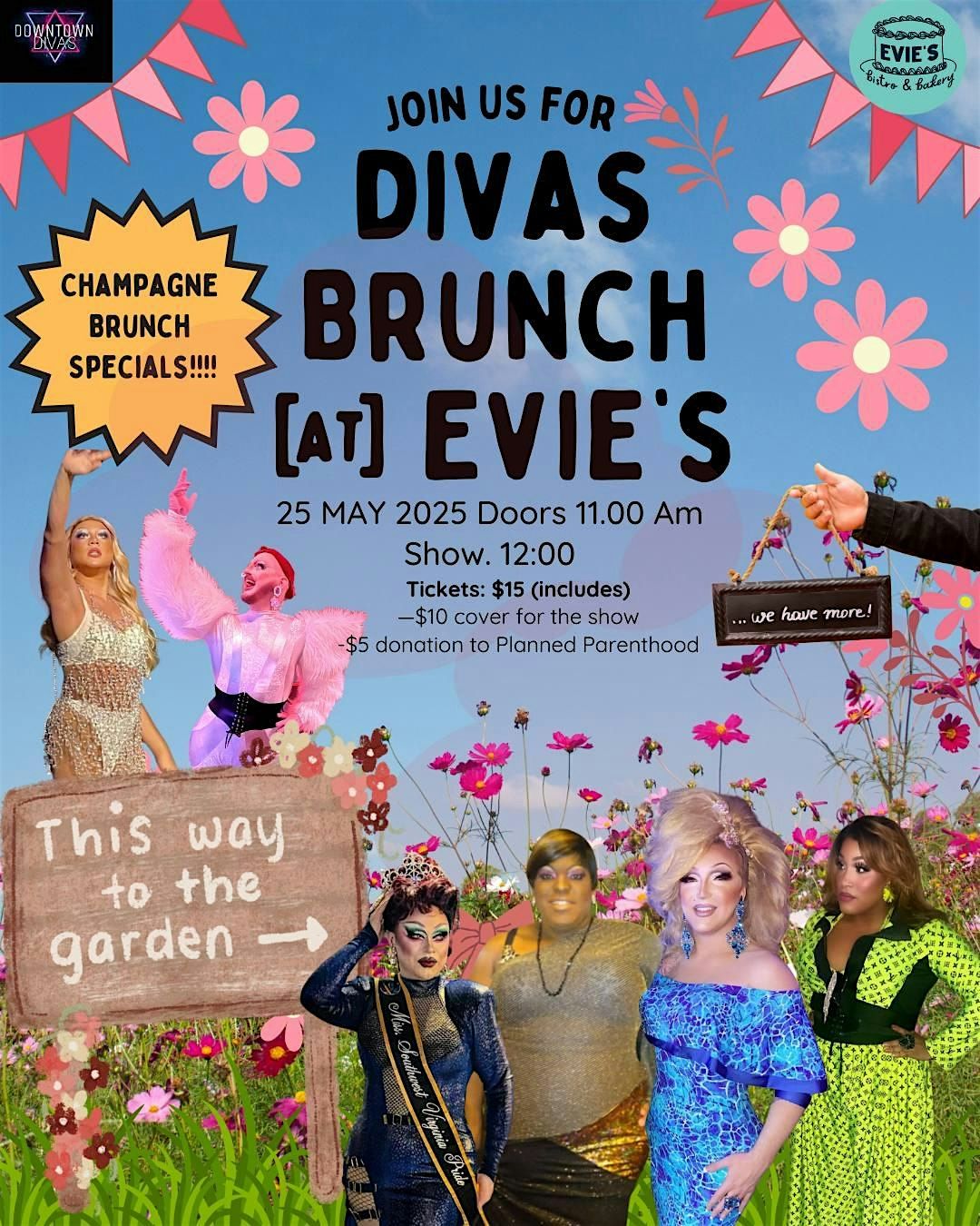 Downtown Divas Drag Brunch, 25 May | Event in Roanoke | AllEvents