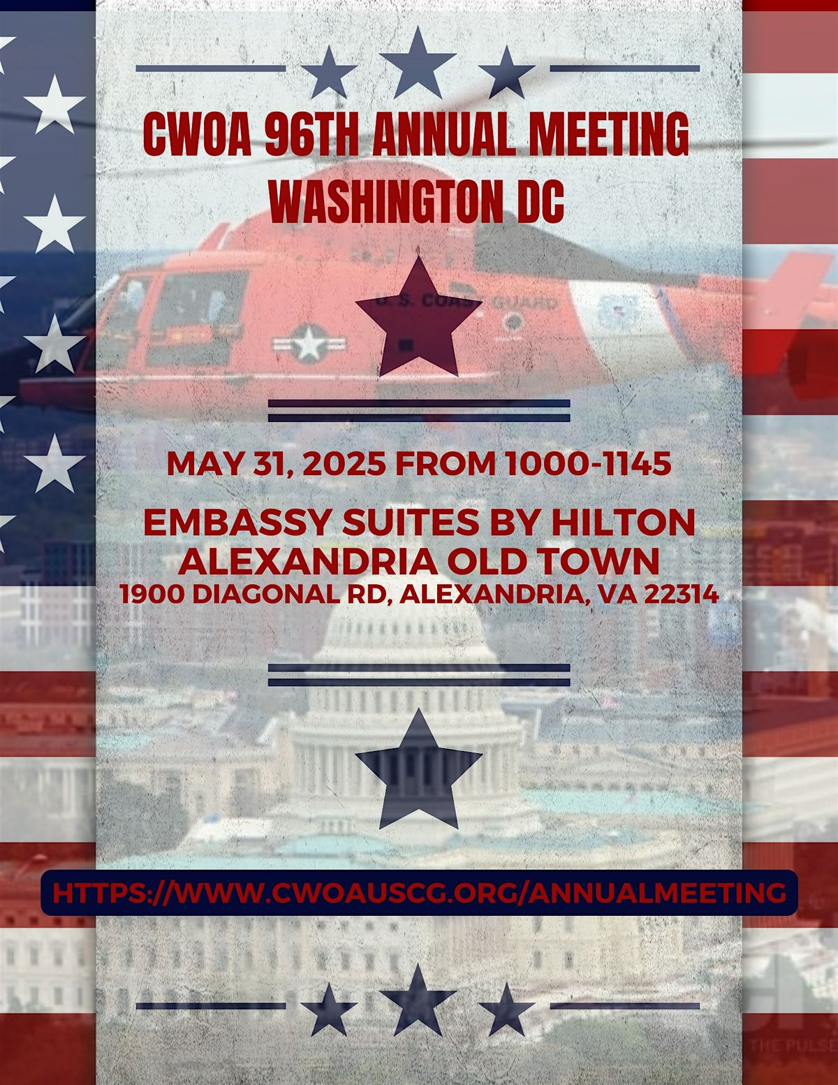 USCG Chief Warrant Officers Association (CWOA) 96th Annual Meeting, 31 May | Event in Alexandria | AllEvents