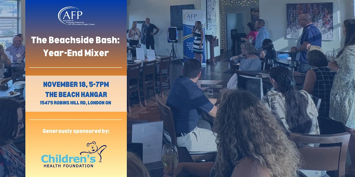 Beachside Bash: End of Year Mixer, AFPLR, 18 November | Event in London | AllEvents