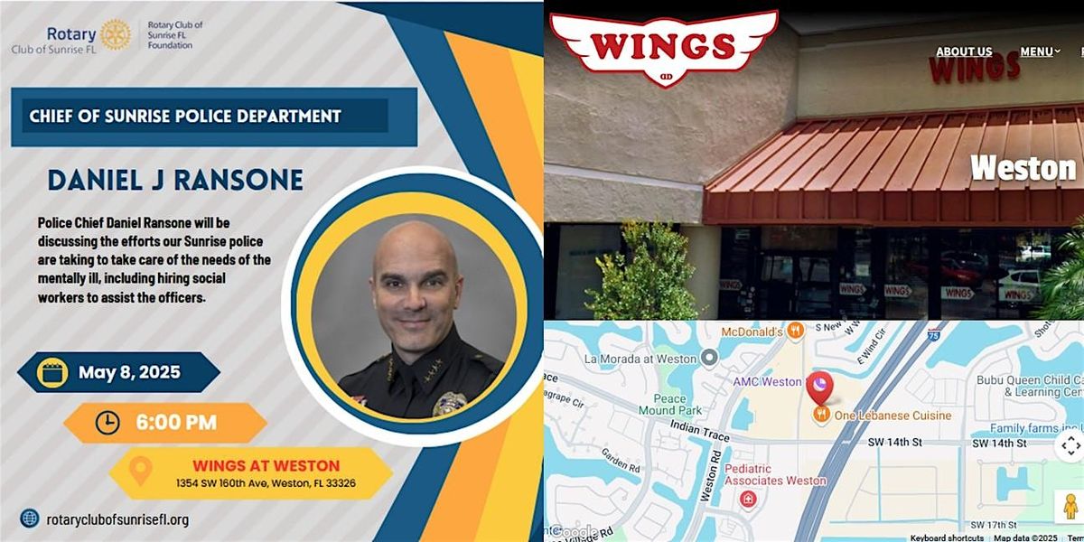 Rotary Club of Sunrise FL BiWeekly Meeting, 8 May | Event in Weston | AllEvents