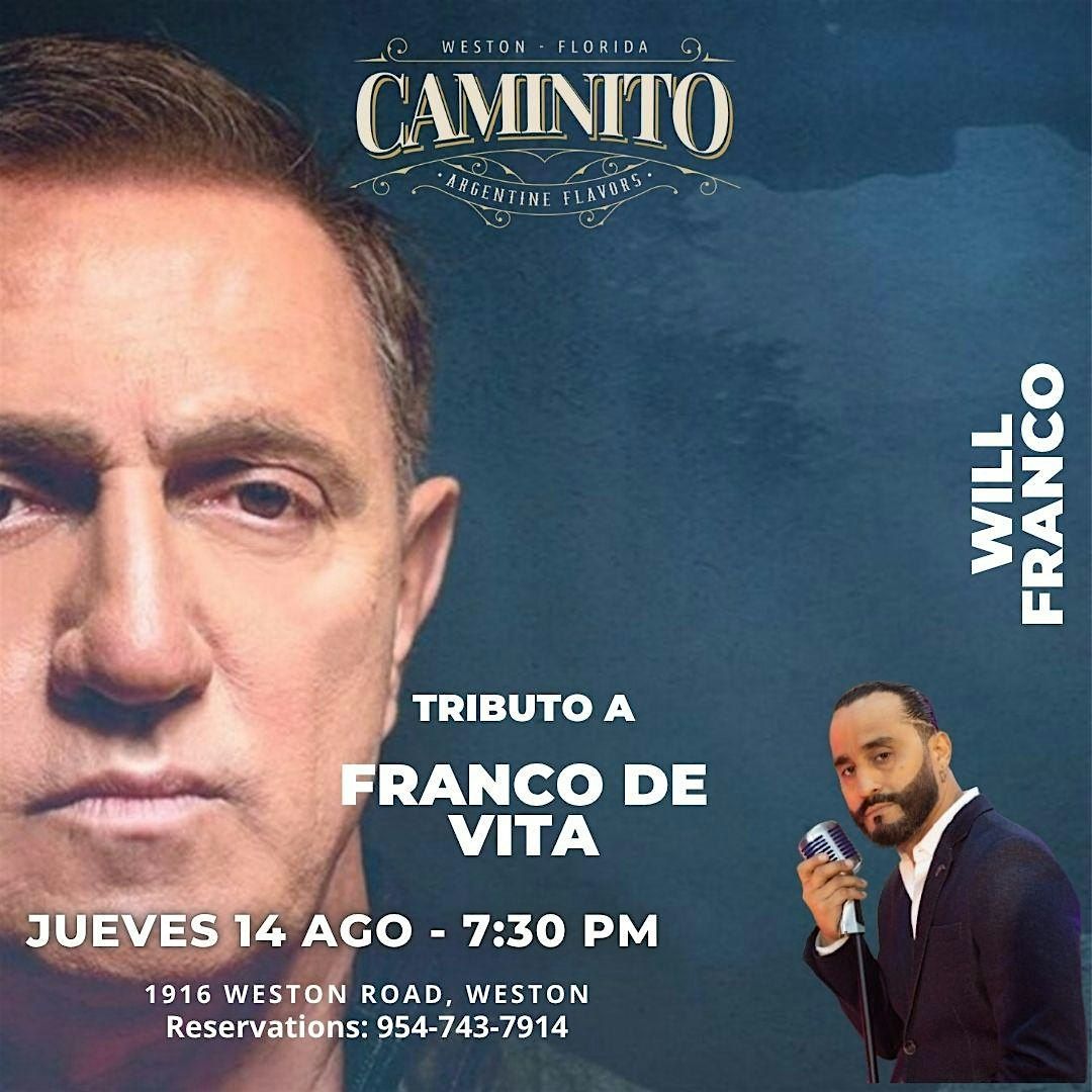 Tributo a Franco de Vita, 14 August | Event in Weston | AllEvents