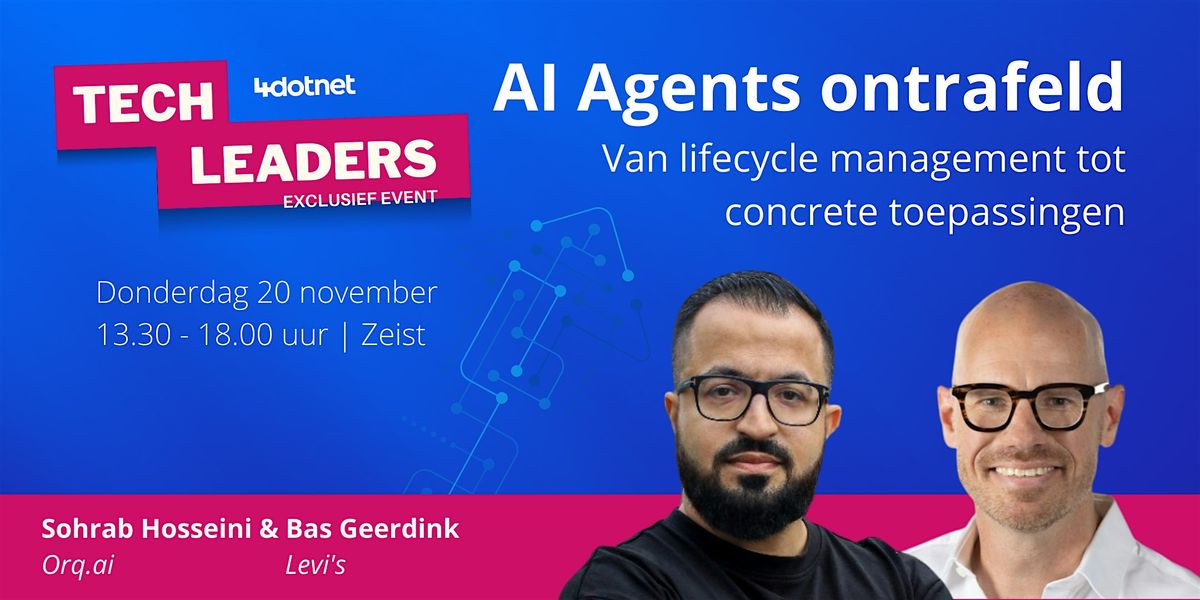 Tech Leaders 20 november 2025, 20 November | Event in Zeist | AllEvents