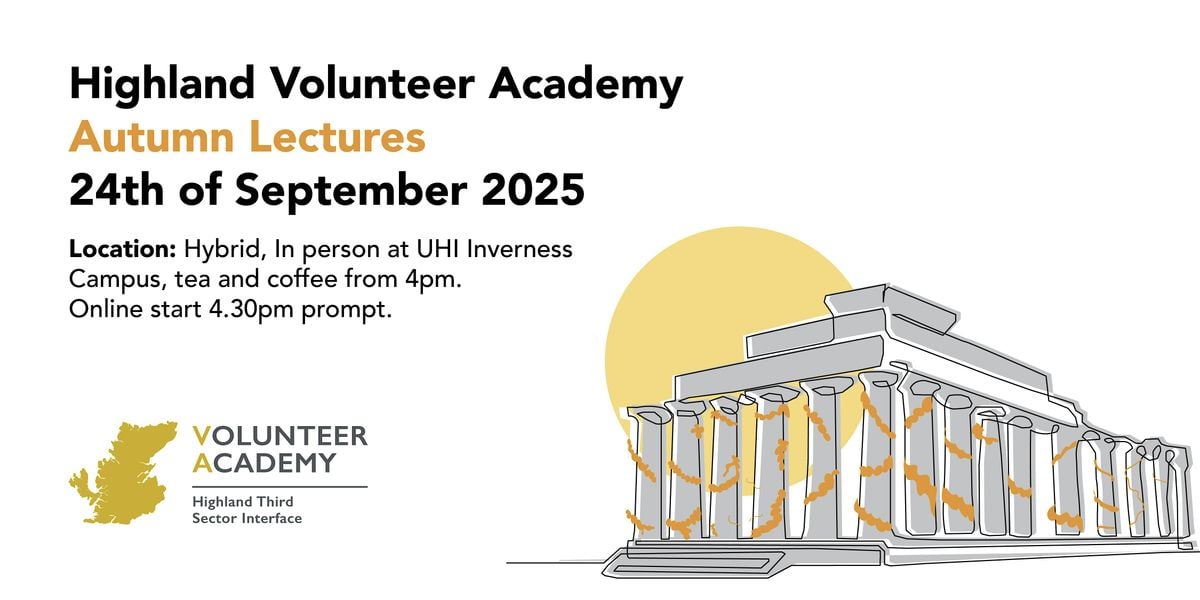 Highland Volunteer Academy, Autumn Lectures | Event in Inverness | AllEvents