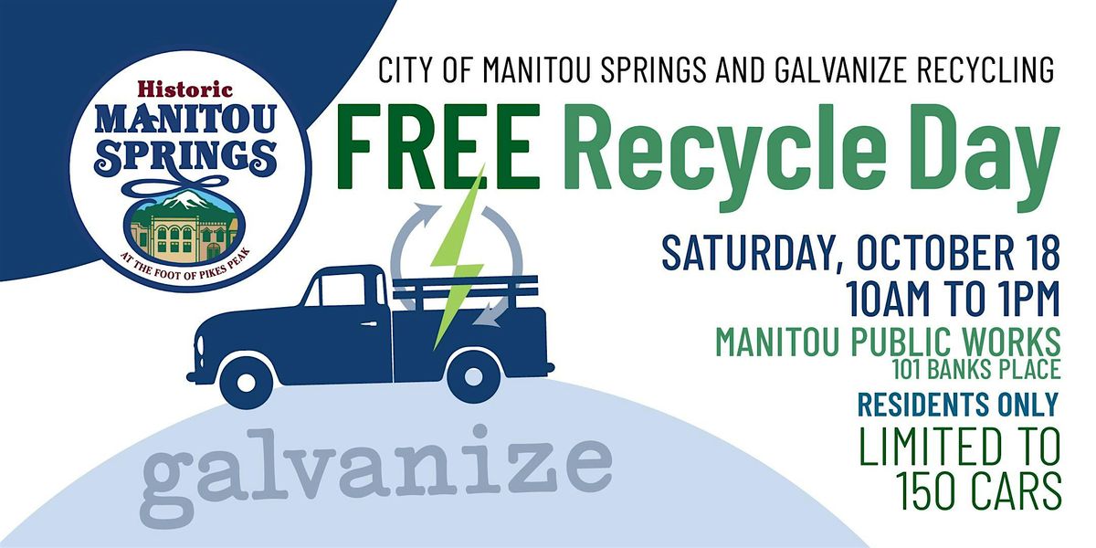 Manitou Springs Recycle Day, 18 October | Event in Manitou Springs | AllEvents