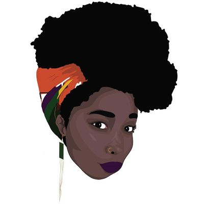 Ebony Black The Artist logo