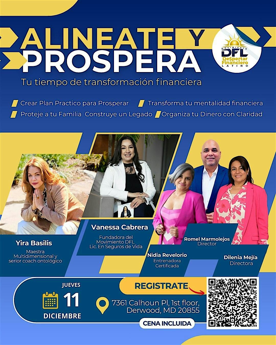 Alineate y Prospera, 11 December | Event in Derwood | AllEvents