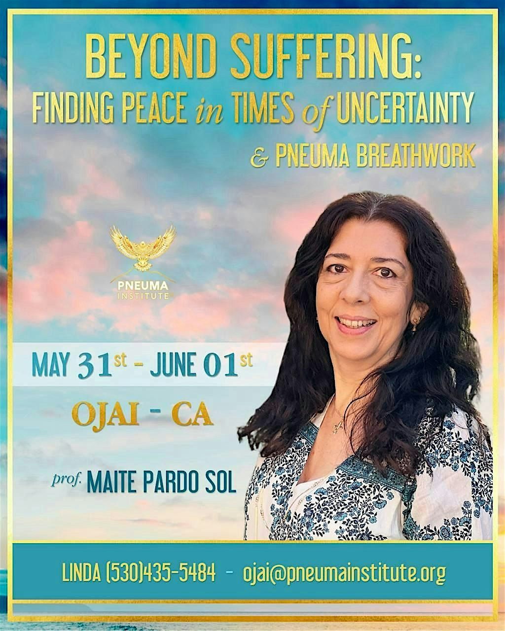Beyond Suffering: Finding Peace in Times of Uncertainty, 31 May | Event in Ojai | AllEvents