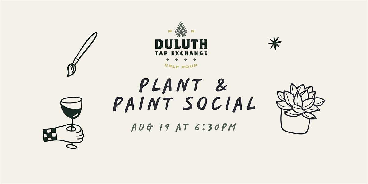 Plant & Paint Social, 19 August | Event in Duluth | AllEvents