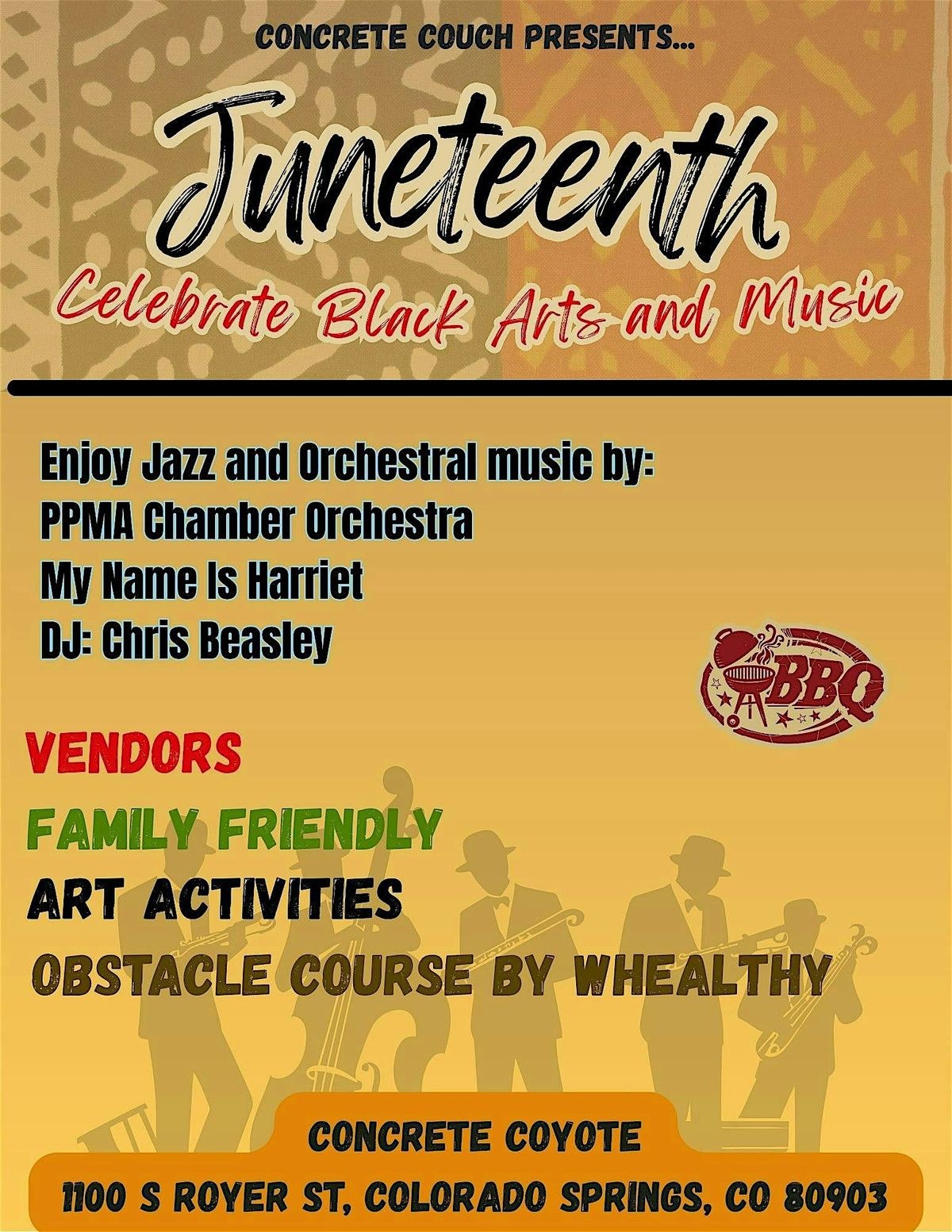 Concrete Couch presents Juneteenth | Event in Colorado Springs | AllEvents