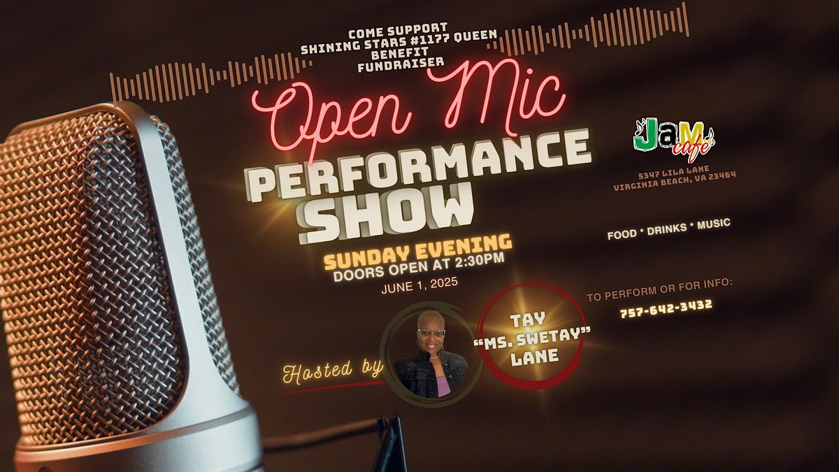 Open Mic & Performance Night  Hosted By Ms. Swetay, 1 June | Event in Virginia Beach | AllEvents