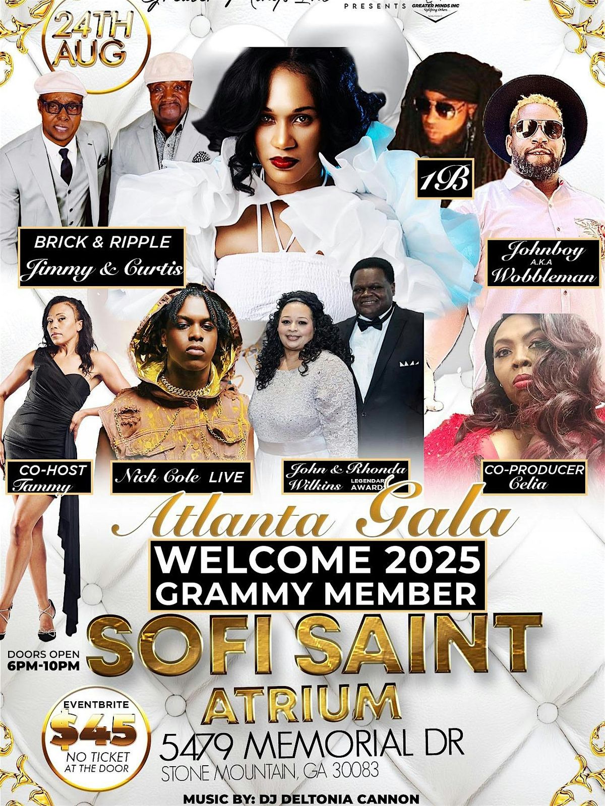 Sofi Saint Grammy Academy Member Gala, 24 August | Event in Stone Mountain | AllEvents