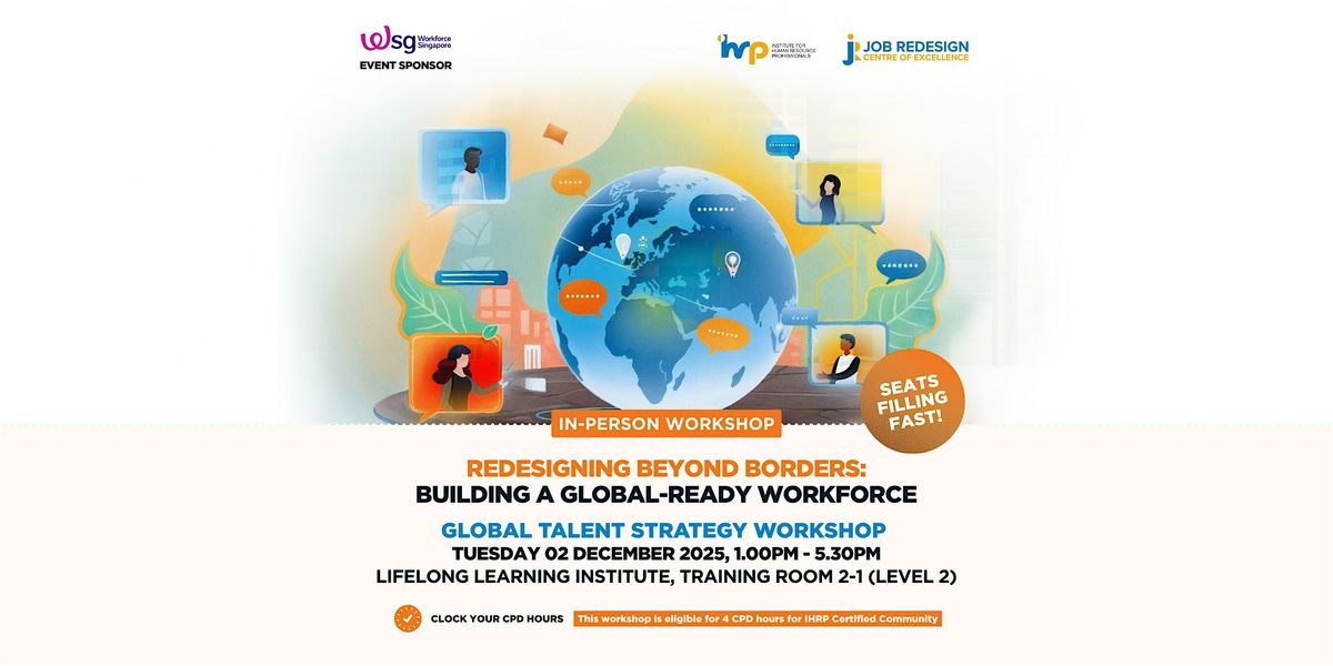Global Talent Strategy Workshop, 2 December | Event in Paya Lebar | AllEvents