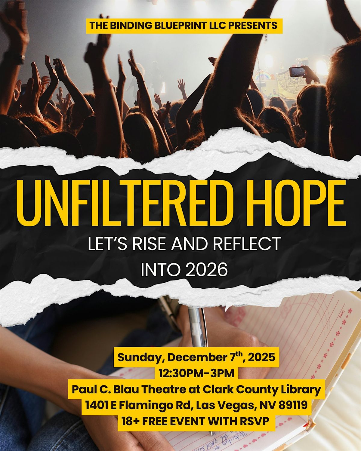 Unfiltered Hope: Let’s Rise & Reflect into 2026, 7 December | Event in Las Vegas | AllEvents