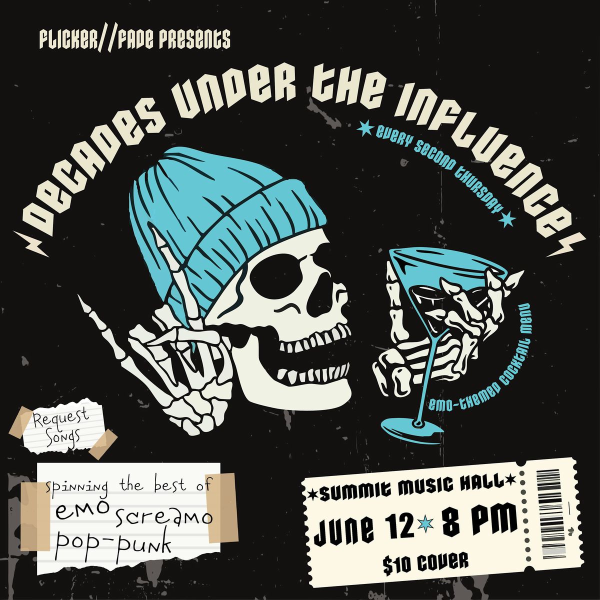 Decades Under The Influence (Emo Night), 12 June | Event in Columbus | AllEvents