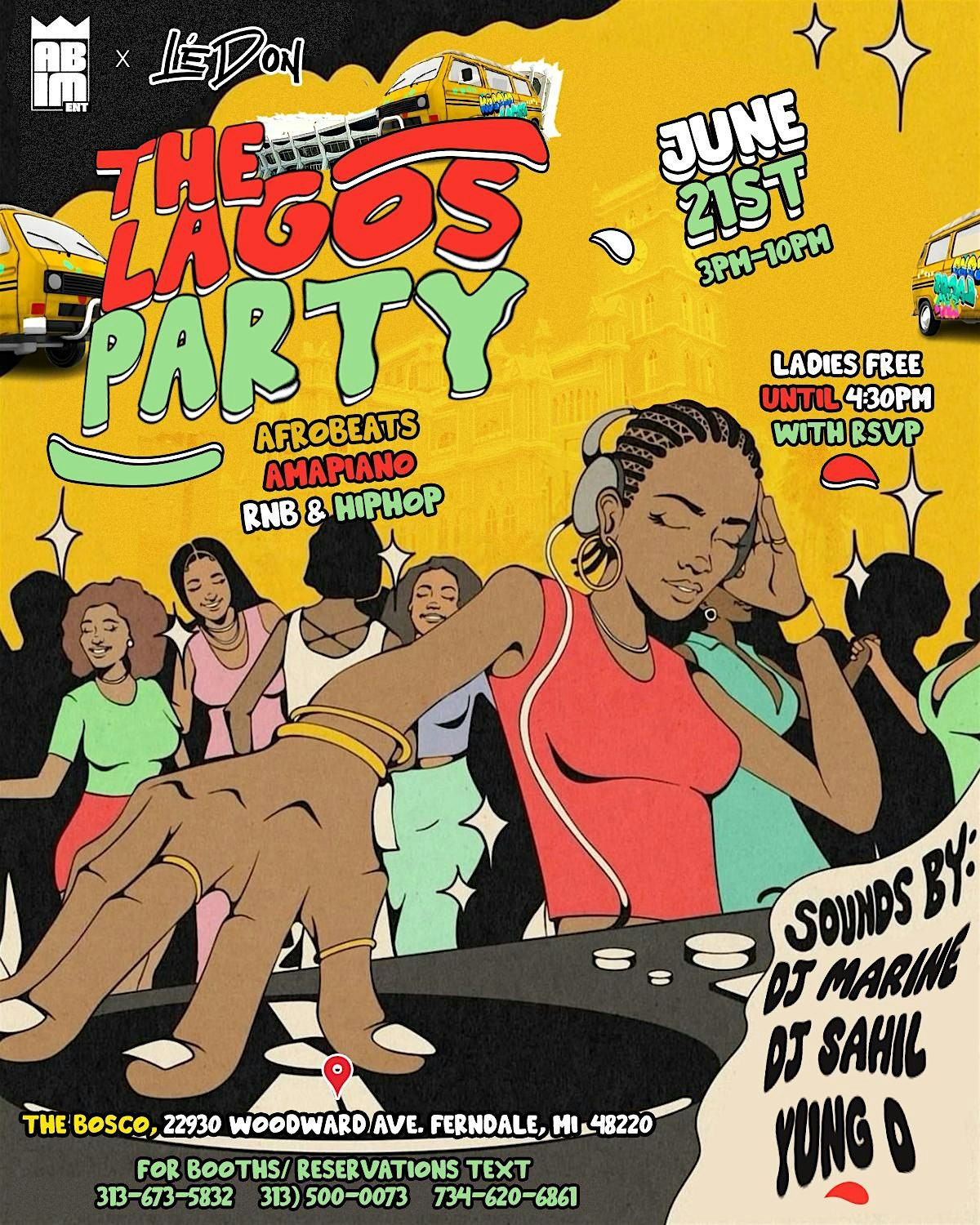 The Lagos Party, 21 June | Event in Ferndale | AllEvents