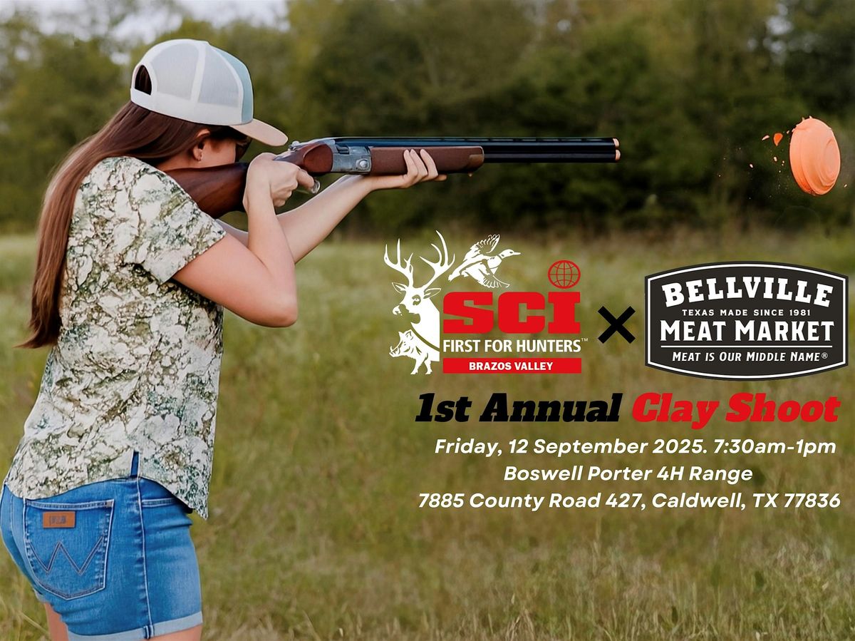 1st Annual SCI Brazos Valley Sporting Clay Shoot, 12 September | Event in Caldwell | AllEvents
