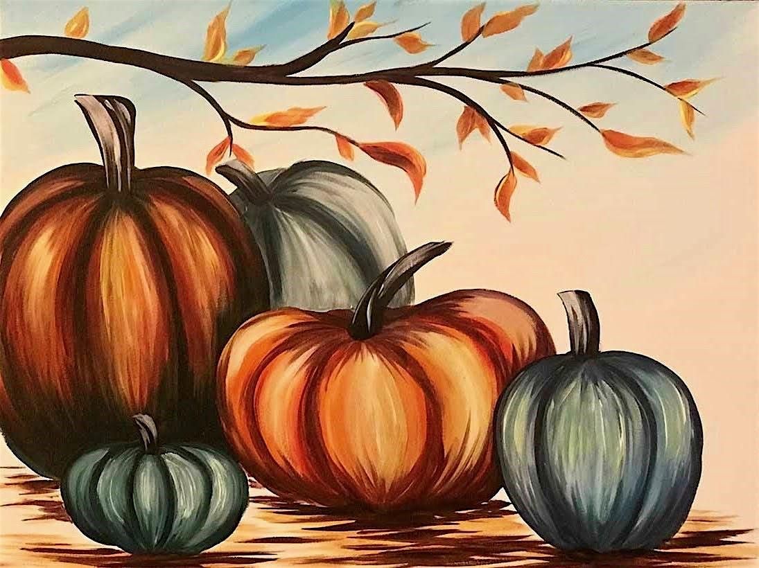 Harvest Pumpkins - Paint and Sip at D&D's Little Bar - Oakley, 7 October | Event in Oakley | AllEvents