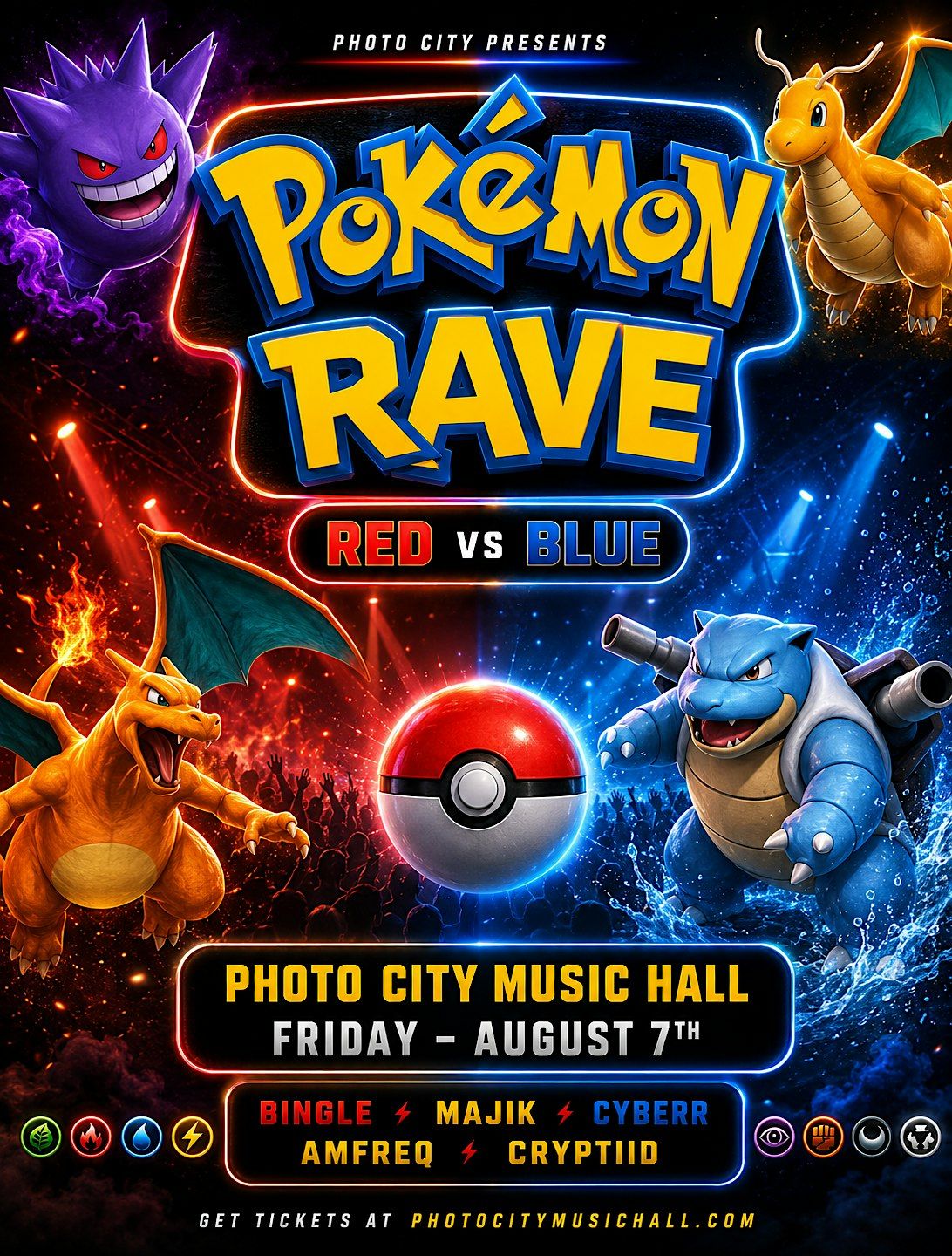 Pokemon Rave - Rochester, NY, Photo City Music Hall, Rochester, 7 ...