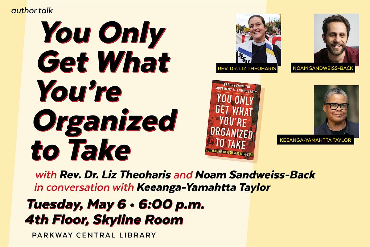 Free Library of Philadelphia - You Only Get What You're Organized To Take, 6 May | Event in Philadelphia | AllEvents