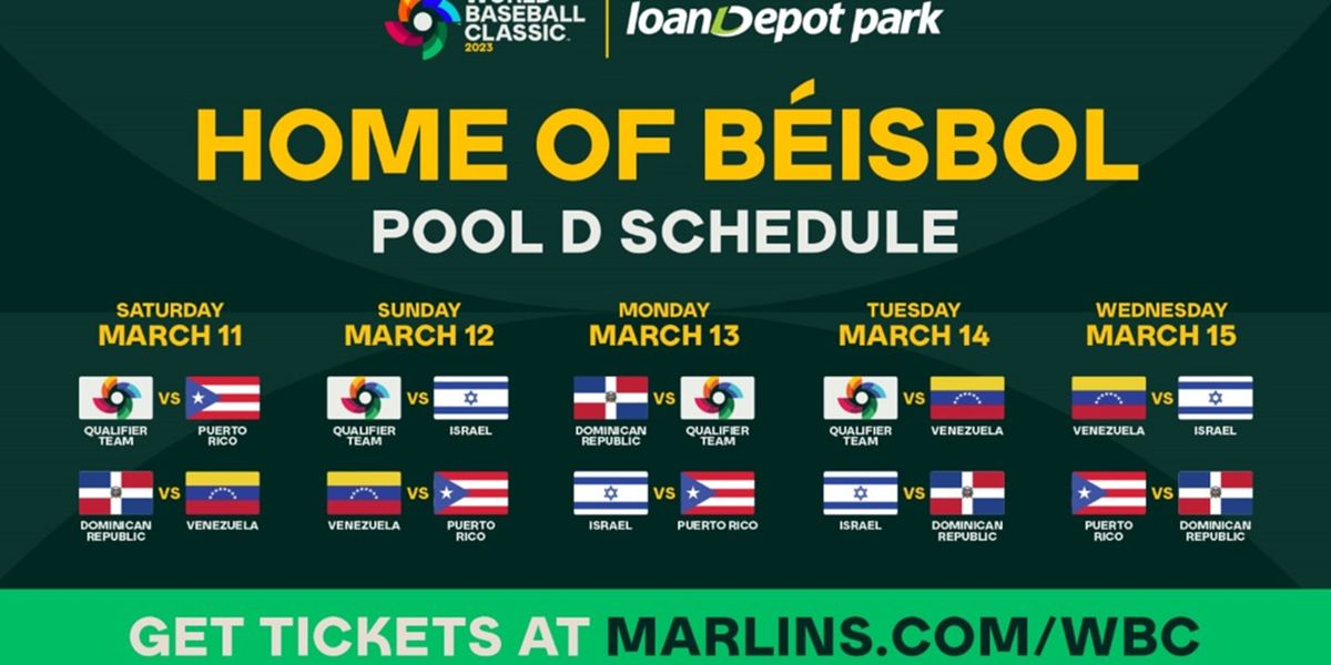 Parking World Baseball Classic: Pool D - Game 4 (Israel vs Venezuela), 7 March | Event in Miami | AllEvents