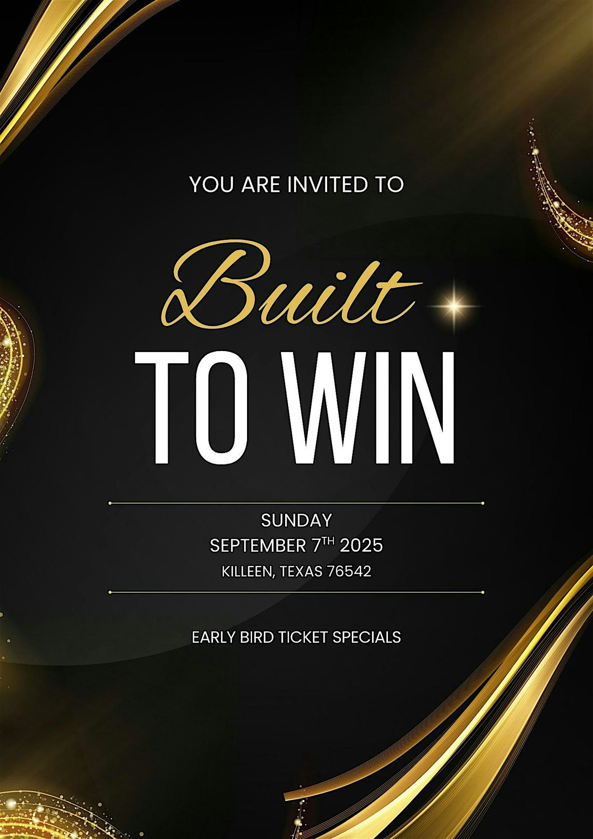 Built to Win, 7 September | Event in Killeen | AllEvents