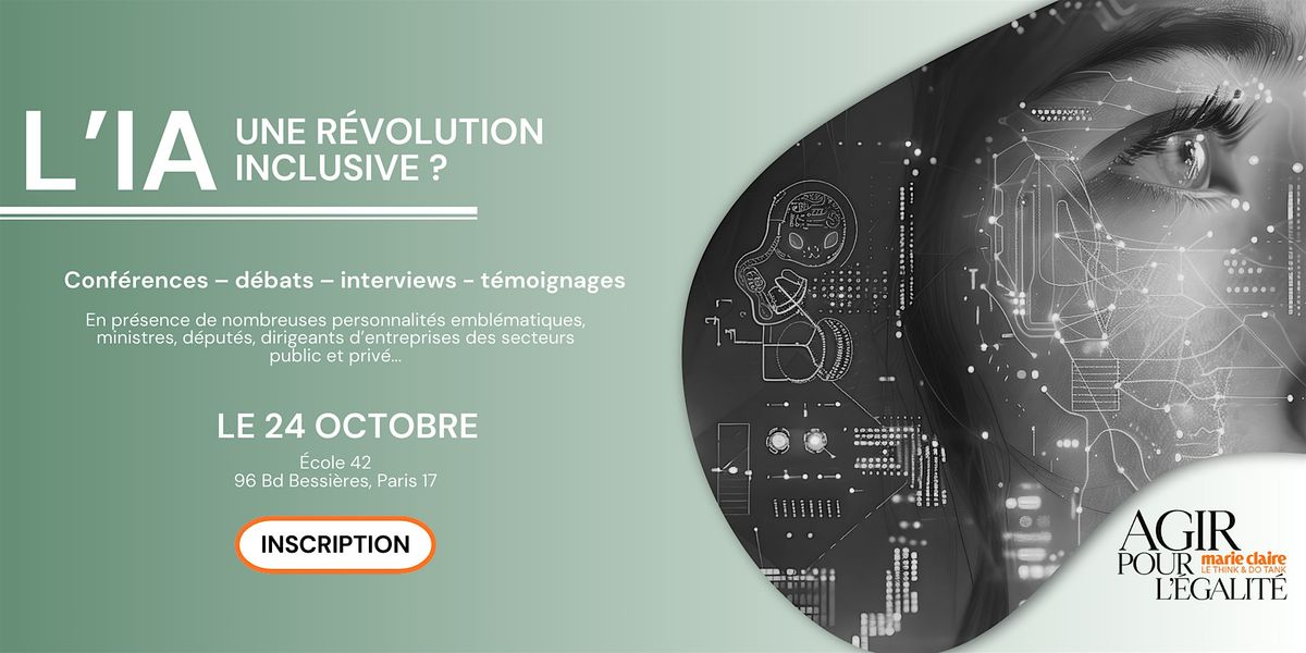 Agir Pour l'Égalité - Think & Do Tank Marie Claire, 24 October | Event in Paris | AllEvents