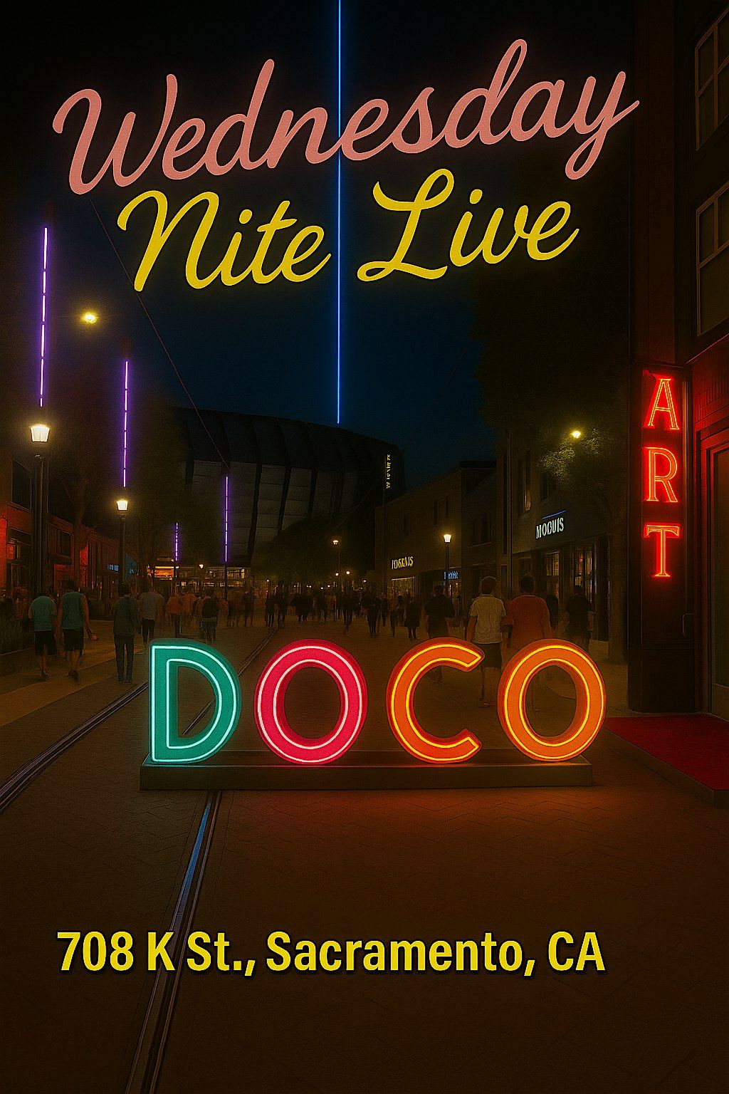 WEDNESDAY NITE LIVE W/LIVE MUSIC, LIVE PODCAST & ART… | Event in Sacramento | AllEvents