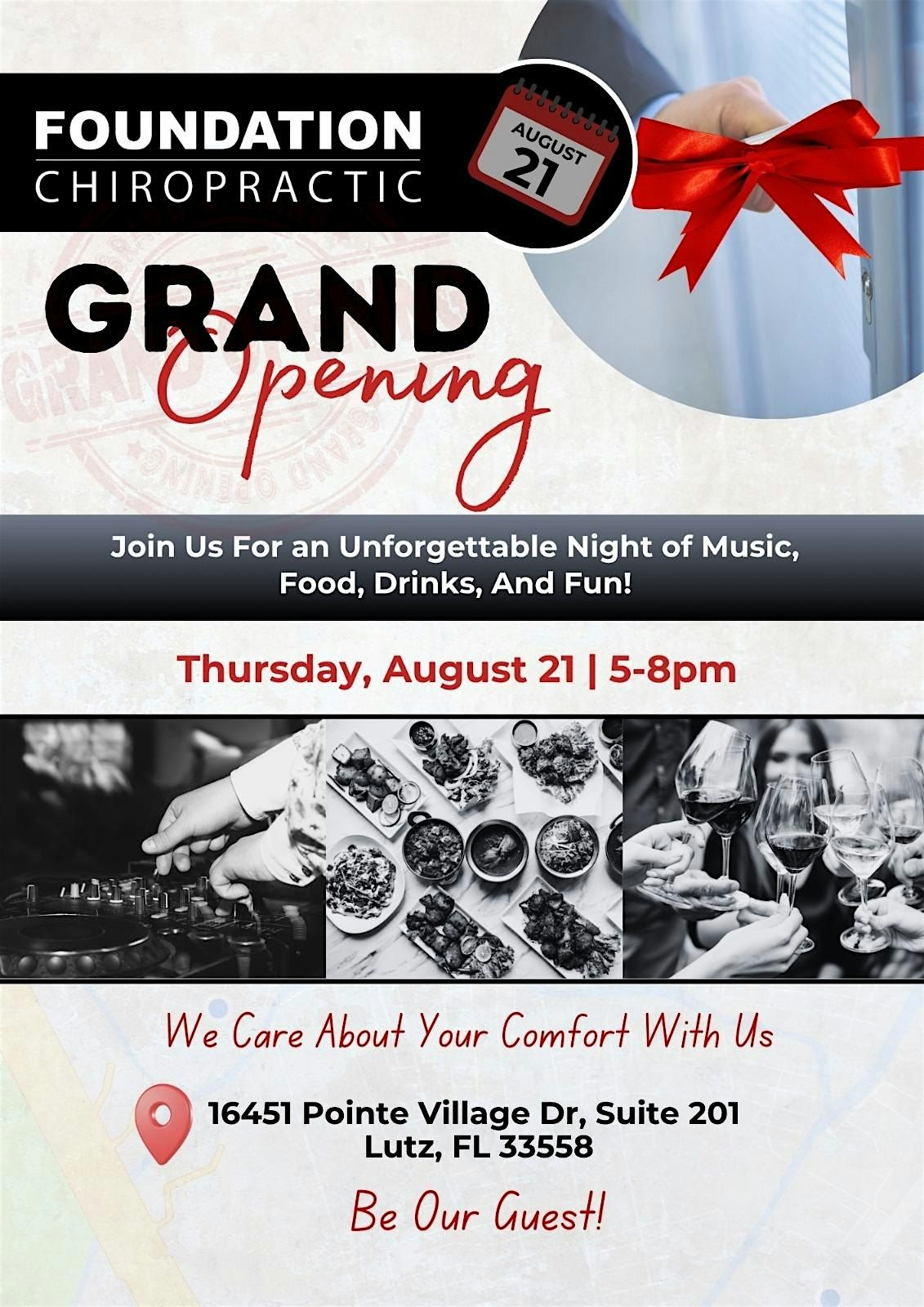 Foundation Chiropractic's Grand Opening, 21 August | Event in Lutz | AllEvents