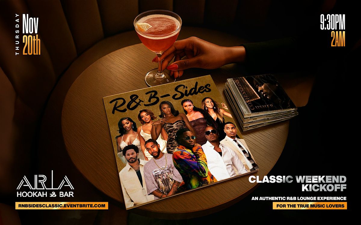 R&B-SIDES at ARIA CLASSIC WEEKEND KICKOFF, 20 November | Event in Orlando | AllEvents