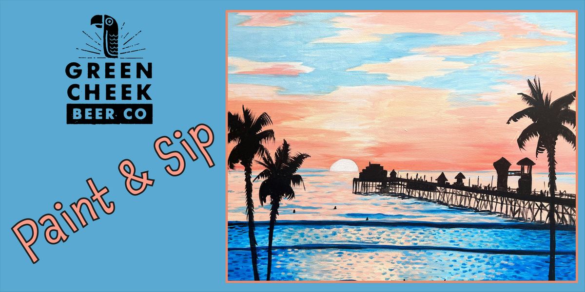 Sunset Pier - Paint and Sip - Oceanside, 30 June | Event in Oceanside | AllEvents