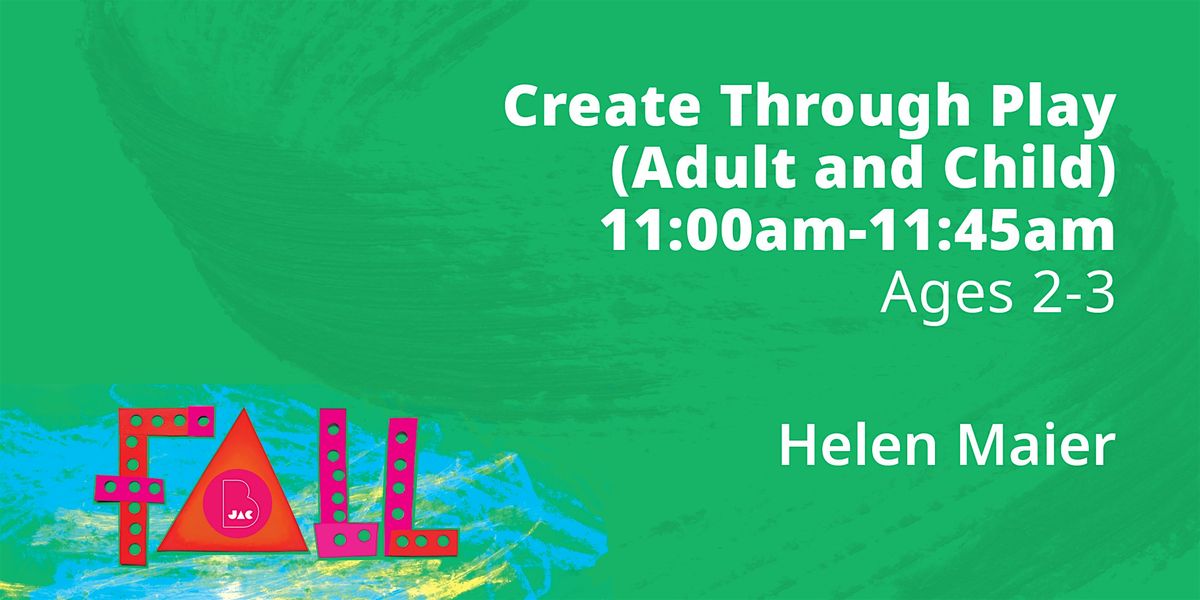 Create Through Play (Adult + Child) 11am, Ages 2-3, 16 September | Event in Los Angeles | AllEvents