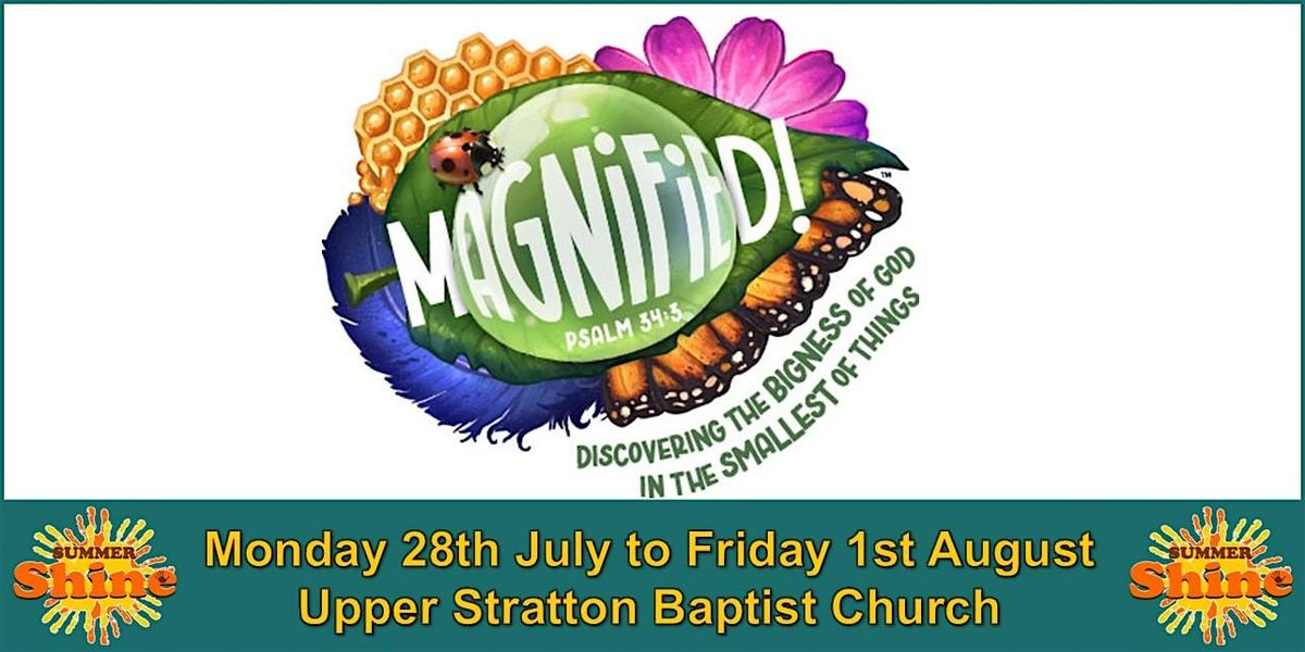 Summershine Holiday Club for 5-11s  Upper Stratton Baptist Church, 28 July | Event in Swindon | AllEvents