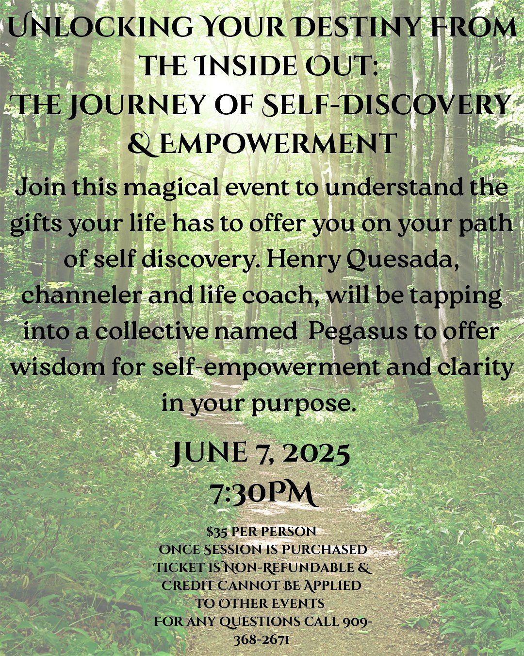 Unlocking Your Destiny From the Inside Out: The Journey of Self-Discovery, 7 June | Event in Upland | AllEvents