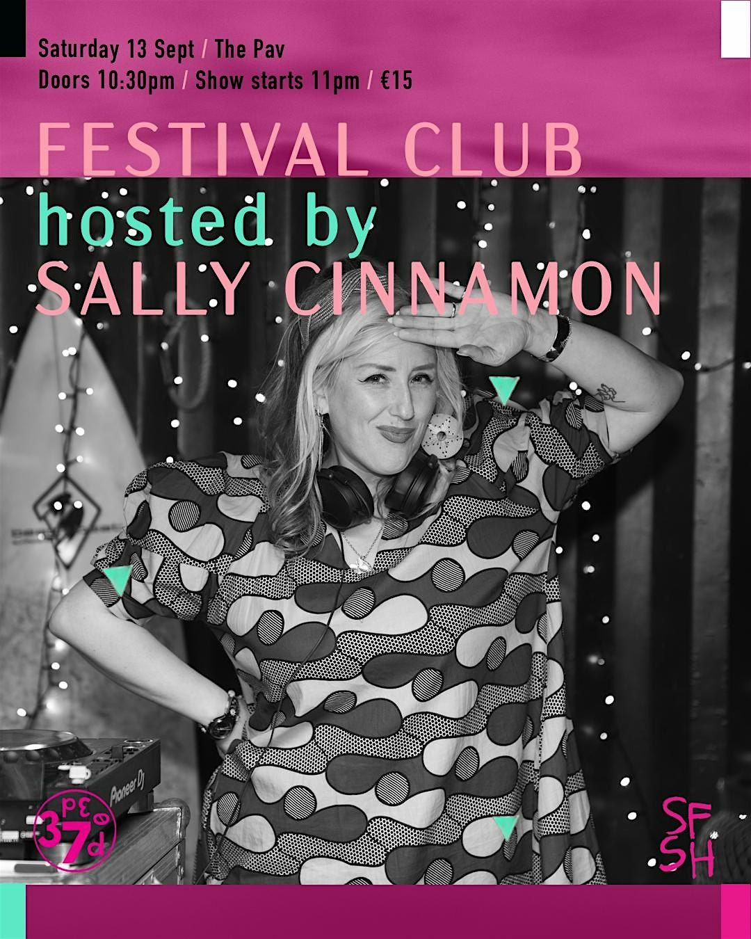 Festival Club hosted by Sally Cinnamon / Saturday night, 13 September | Event in Cork | AllEvents