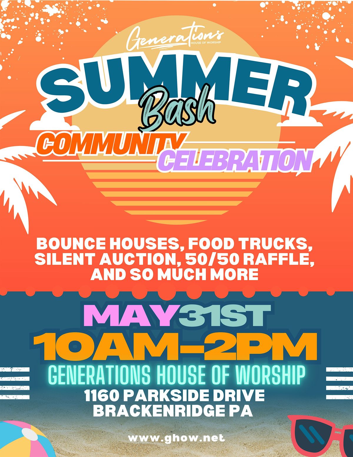 SUMMER BASH COMMUNITY EVENT MAY 31, 2025, 31 May | Event in Brackenridge | AllEvents