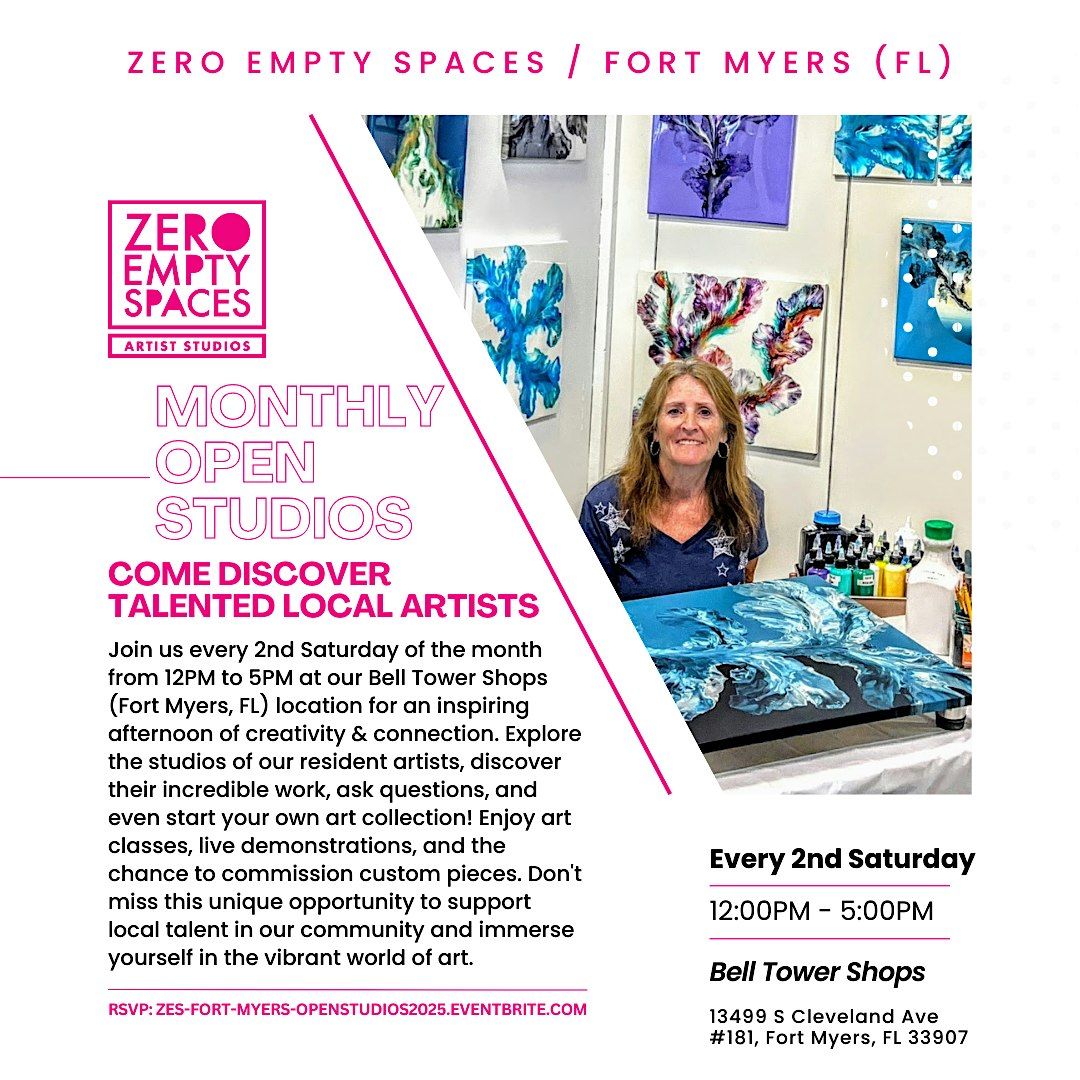 Zero Empty Spaces (Fort Myers) Open Studios - Come Meet Local Artists, 14 June | Event in Fort Myers | AllEvents