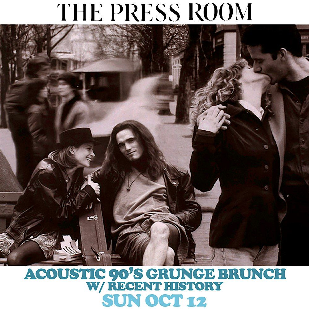 Acoustic 90's Grunge Brunch w/ Recent History, 12 October | Event in Portsmouth | AllEvents
