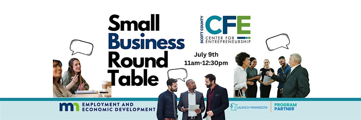 Small Business Round Table, 9 July | Event in Shakopee | AllEvents