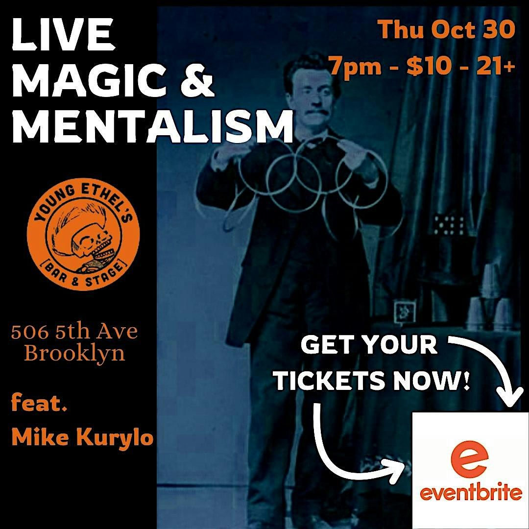NYC Magic Ensemble @ Young Ethel's (Halloween-Eve), 30 October | Event in Brooklyn | AllEvents