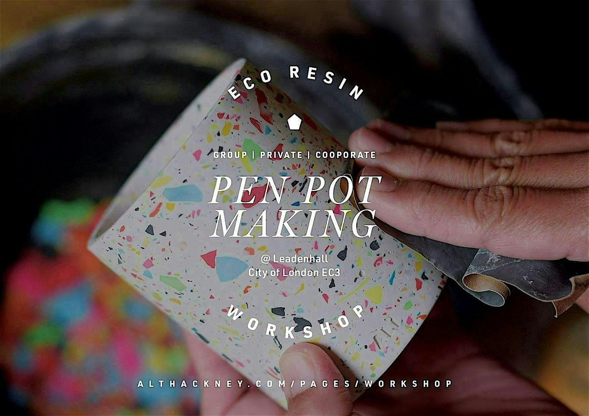 Eco Resin Terrazzo Pen Pot Making Creative Workshop